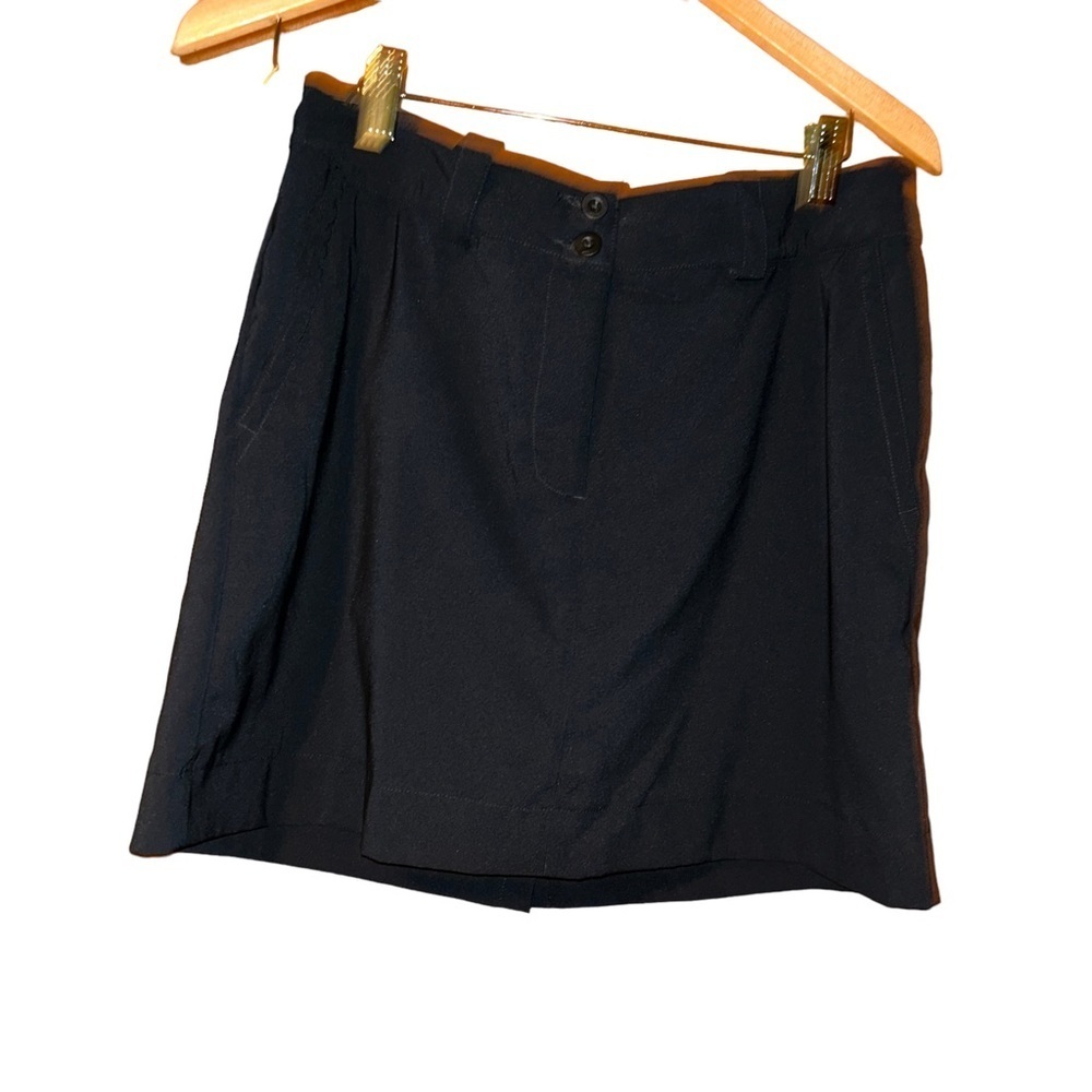 Women Nike Golf Dri Fit Black Skort size 6 Athletic Shorts Skirt Stretch Tennis